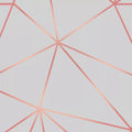 Papel De Parede Adesivo De Parede 5metros x 0,45cm Geometrico Para Decoração De Quarto Sala Zara Rose Silver